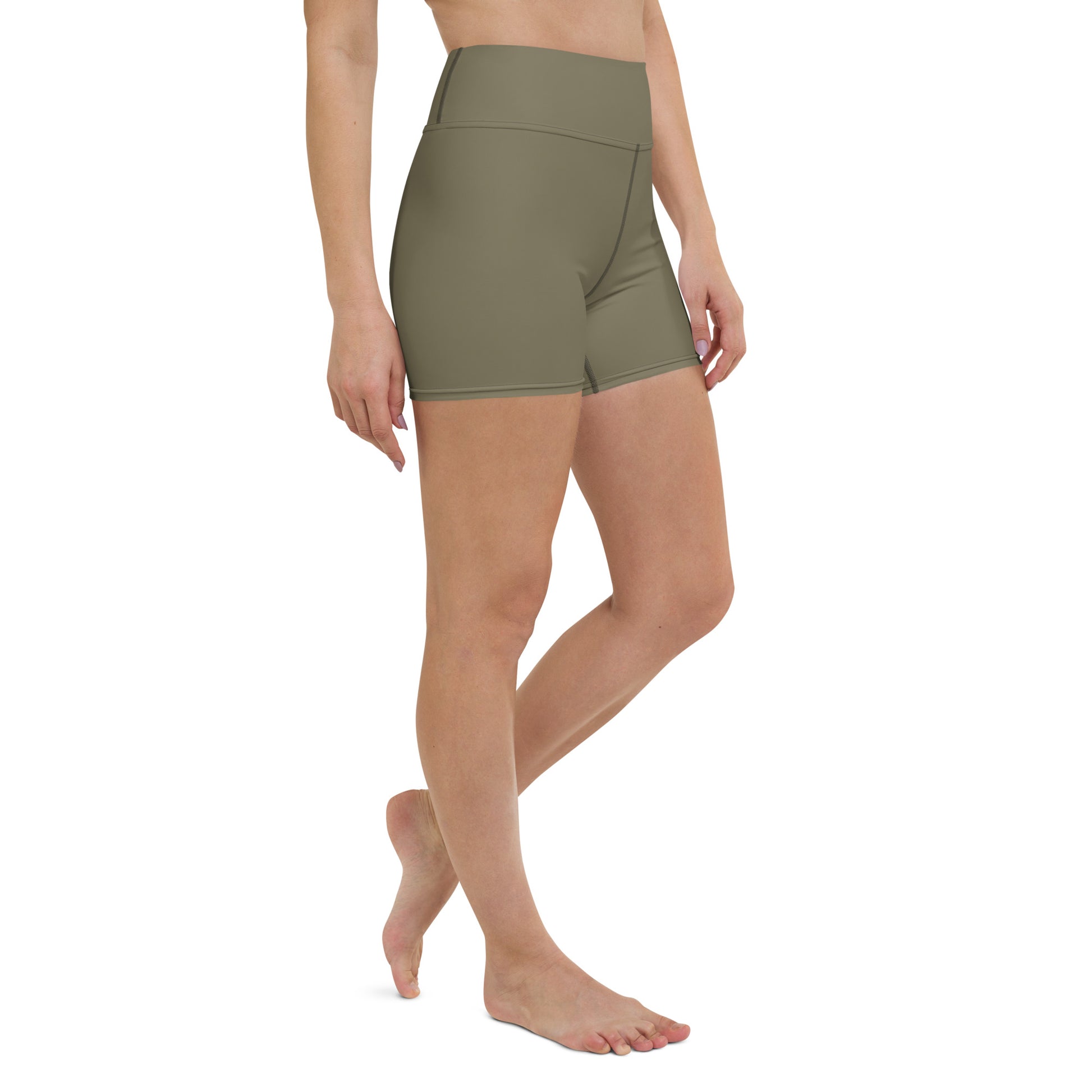 Olive Biker Shorts - COCOBLACK